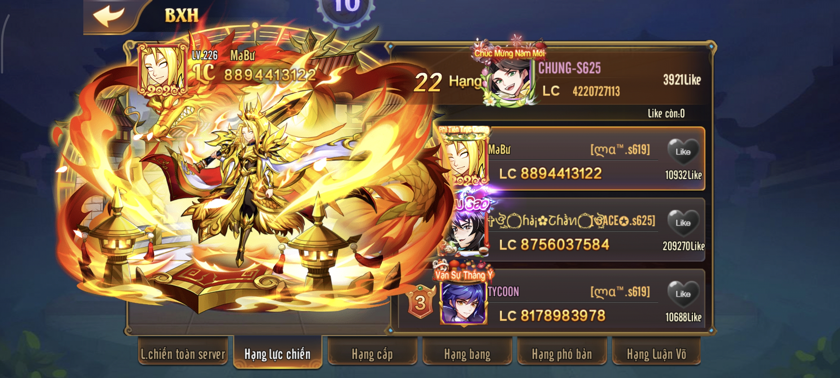 #02 OMG 3Q Acc Team Quần Thái Kim Lữ Bố 4tỷ2 lc - ảnh 10