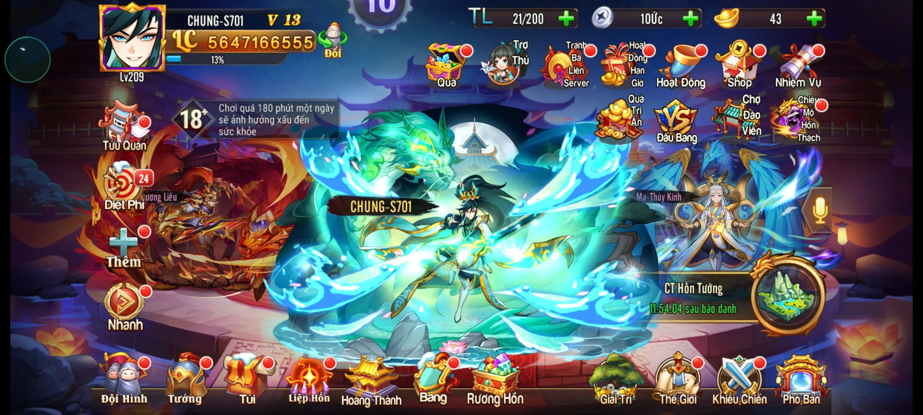 #010 Acc OMG 3Q Team Ngụy Thái Kim Main 5Tỷ6 LC