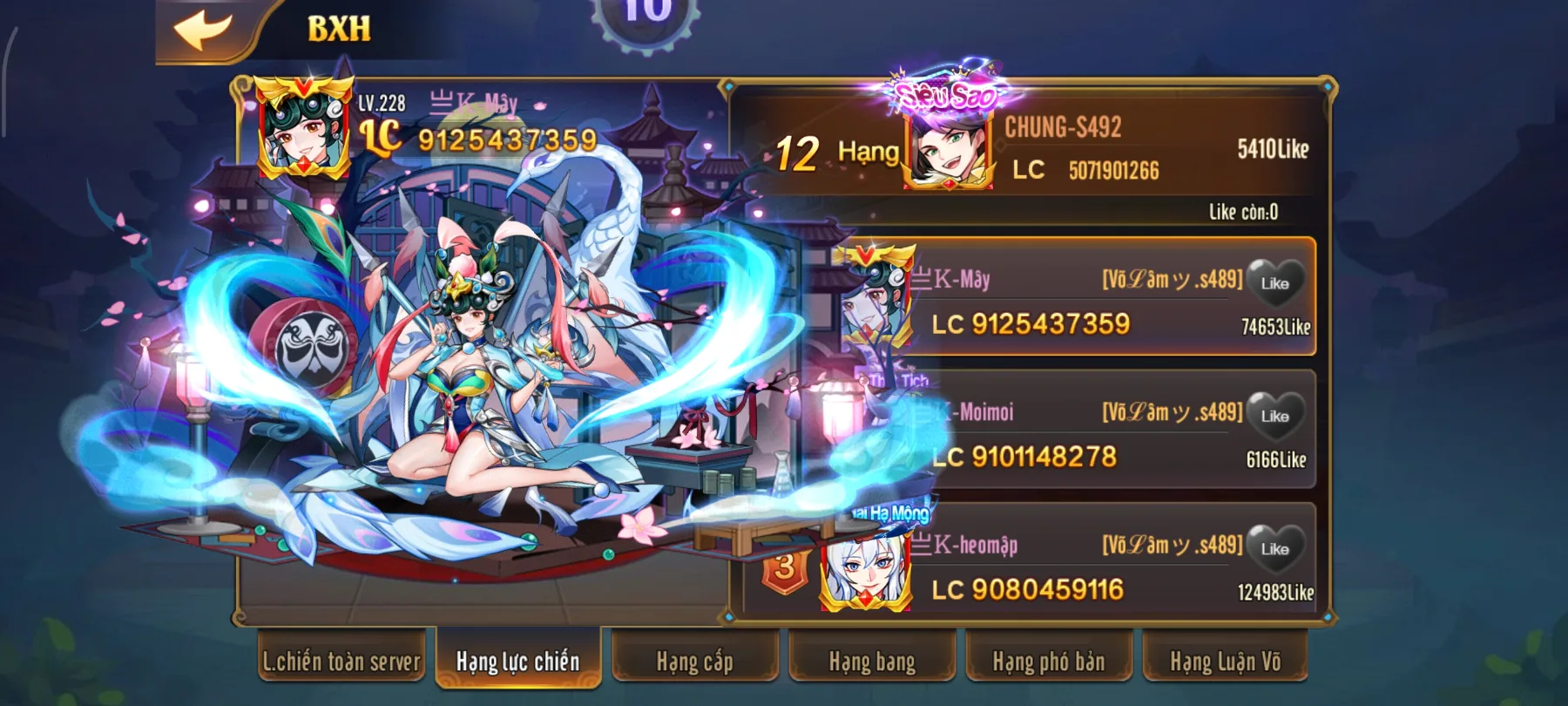 #012 Acc OMG 3Q Team Thục Bàn Kim GCL 5Tỷ LC - ảnh 8