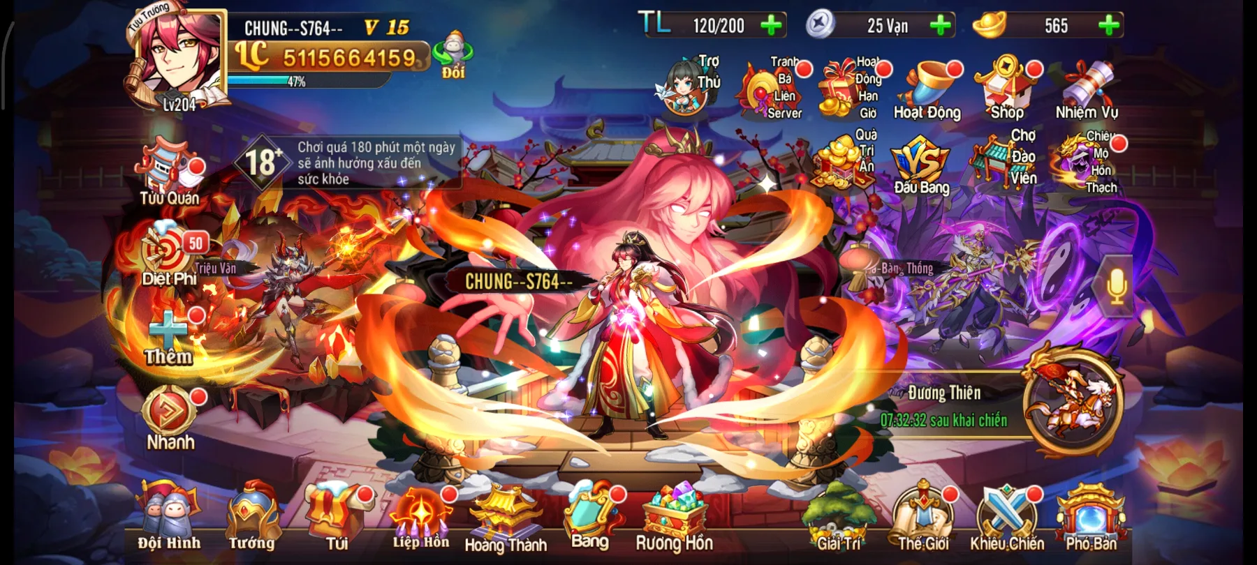 #013 Acc OMG 3Q Team Thục Thái Kim Main 5Tỷ1 LC