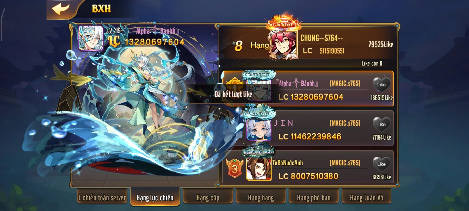 #013 Acc OMG 3Q Team Thục Thái Kim Main 5Tỷ1 LC - ảnh 8