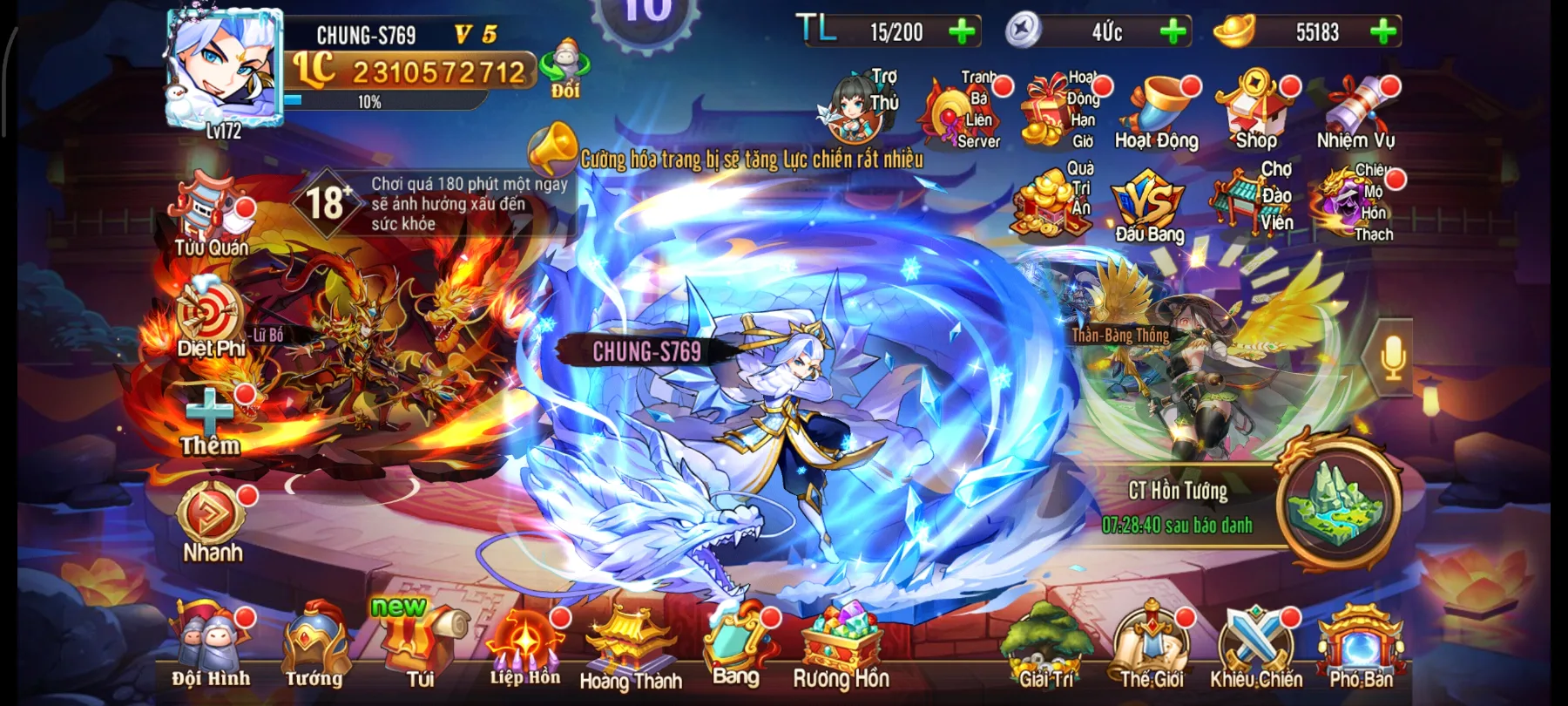 #014 Acc OMG 3Q Team Quần Tử Kim Lữ Bố 2Tỷ3 LC