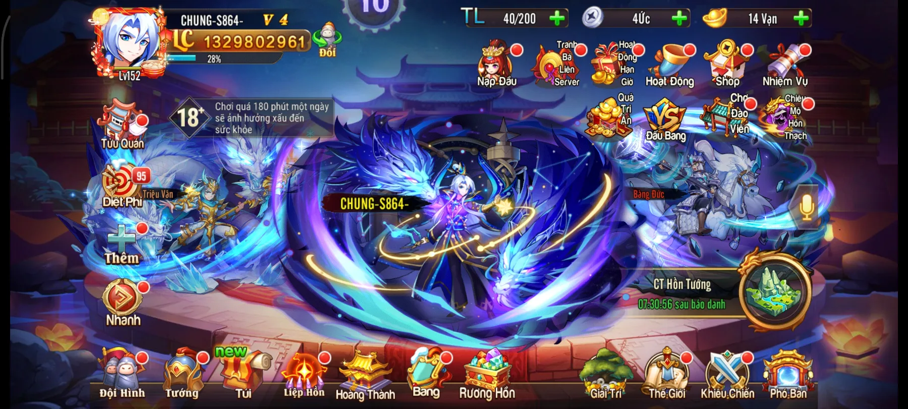 #015 Acc OMG 3Q Ám Kim Triệu Vân 1Tỷ3c