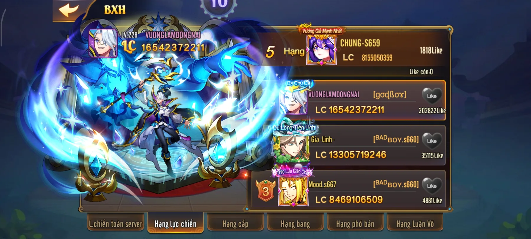 #018 Acc OMG 3Q Bàn Kim Tôn Sách+ Thái Kim Main 8Tỷ1 LC - ảnh 19