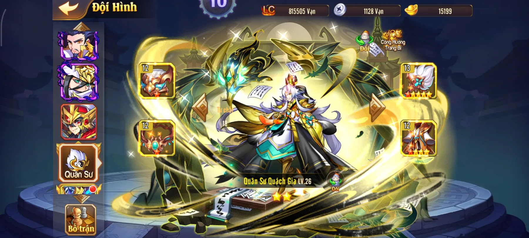 #018 Acc OMG 3Q Bàn Kim Tôn Sách+ Thái Kim Main 8Tỷ1 LC - ảnh 4