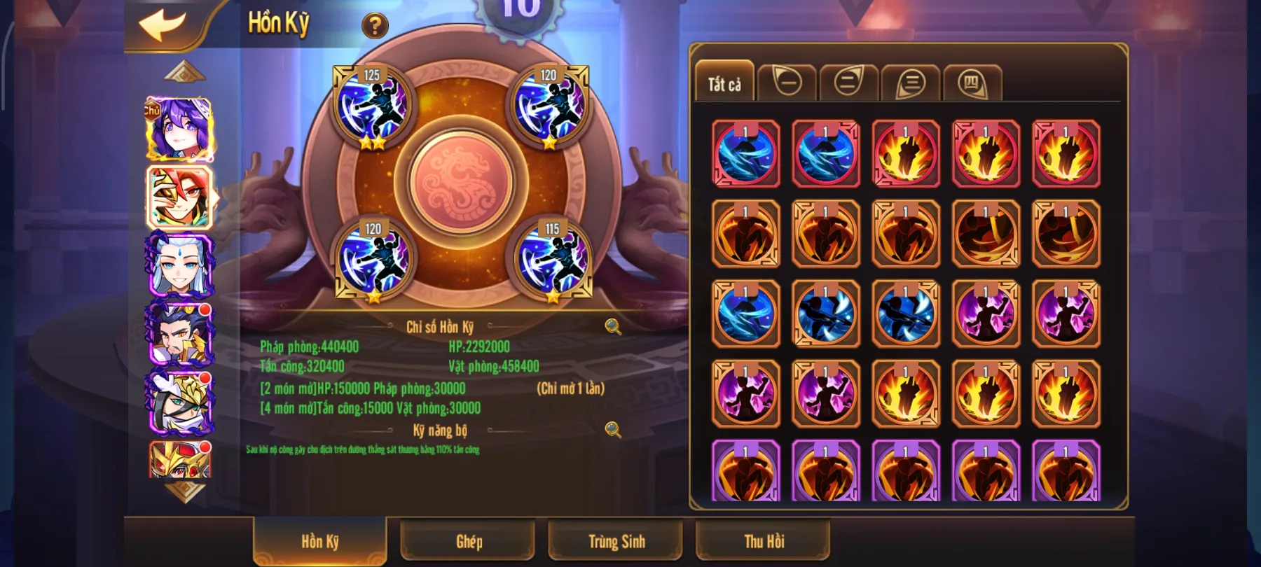 #018 Acc OMG 3Q Bàn Kim Tôn Sách+ Thái Kim Main 8Tỷ1 LC - ảnh 5