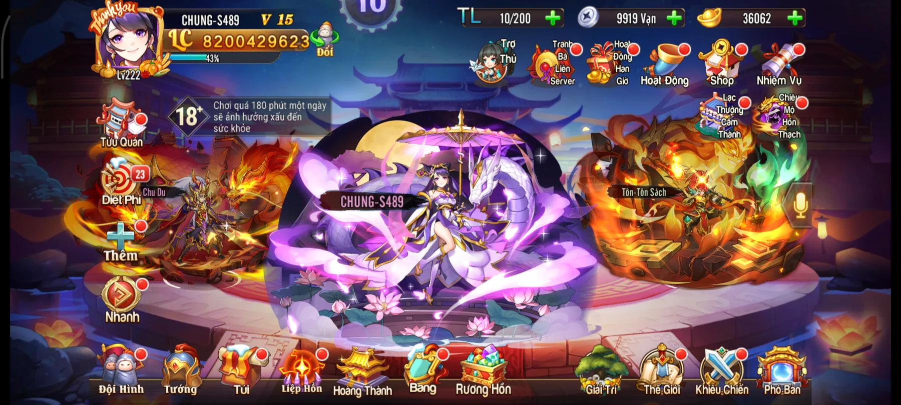 #024 Acc OMG 3Q Team Ngô Bàn Kim Tôn Sách 8Tỷ2 LC