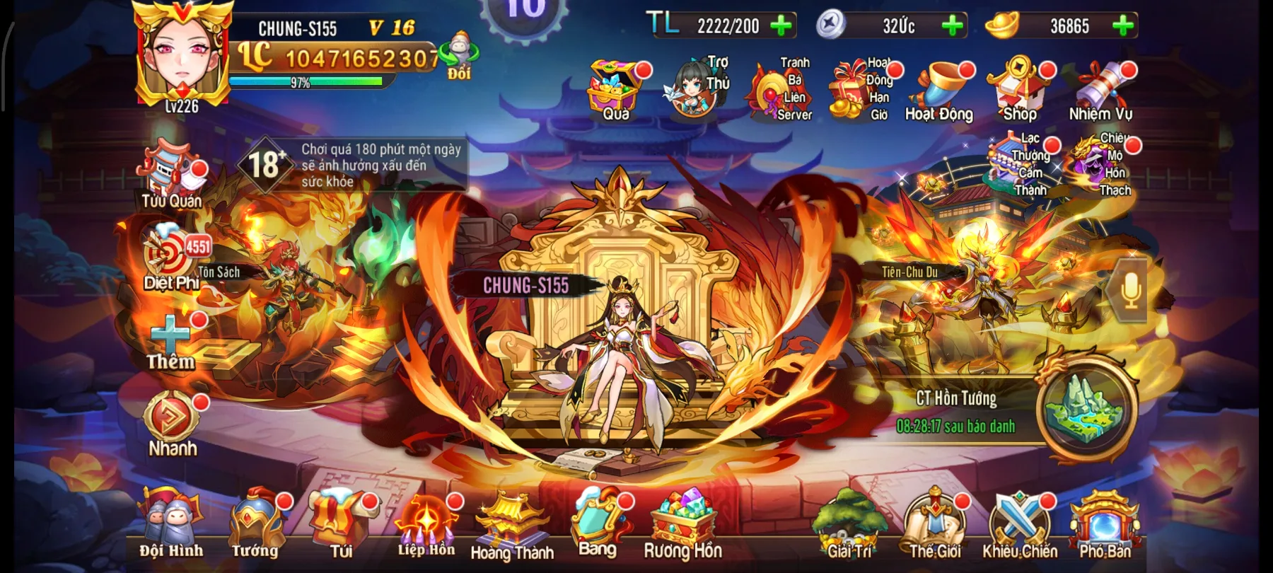 #027 Acc OMG 3Q Team Ngô Bàn Kim Tôn Sách 10Tỷ LC