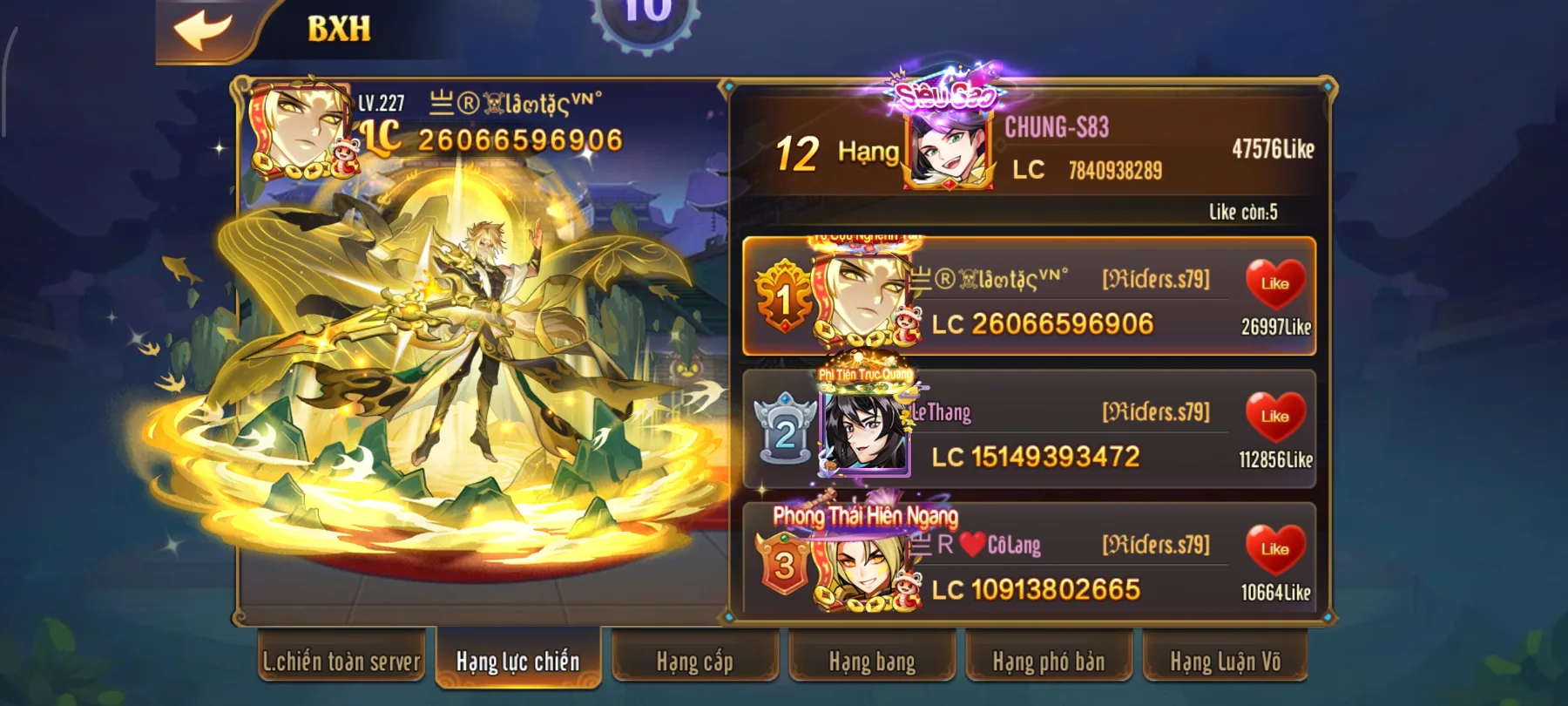 #028 Acc OMG 3Q Team Thục Bàn Kim Quan Vũ 7Tỷ8 LC - ảnh 10