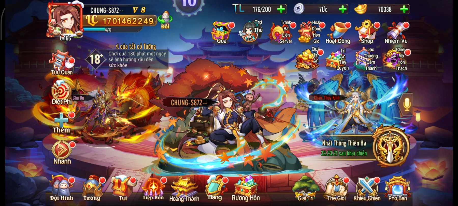 #032 Acc OMG 3Q Tử Kim Chu Du 1Tỷ7 LC