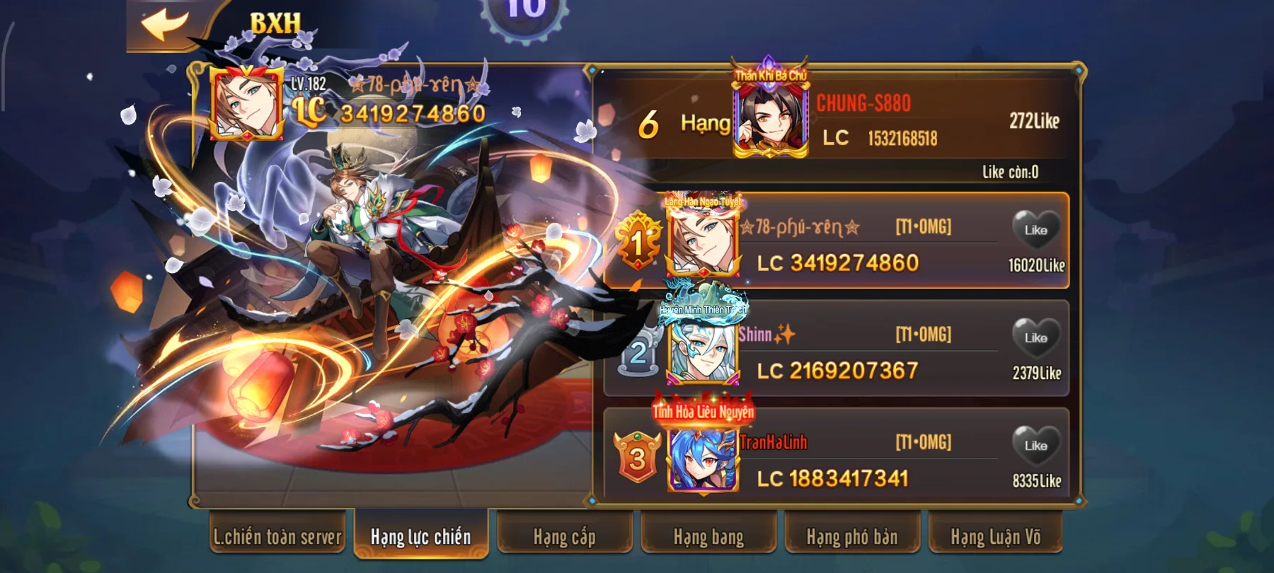 #035 Acc OMG 3Q Tử Kim Lữ Bố 1Tỷ5 LC - ảnh 10